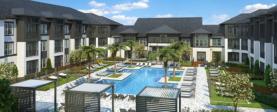 The Addison Farms Luxury Apartments Apopka Florida rendering